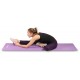 Коврик для йоги и фитнеса INDIGO PVC с рисунком Цветы YG03P 173*61*0,3 см Голубой