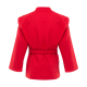 Куртка для самбо JS-302, красная, р.2/150